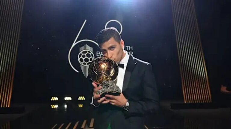 2024 பாலன் டி’ஓர் விருது: முதல் முறையான மான்செஸ்டர் சிட்டி வீரர் வெற்றி