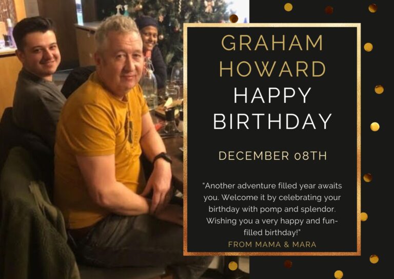 Happy Birthday Graham Howard