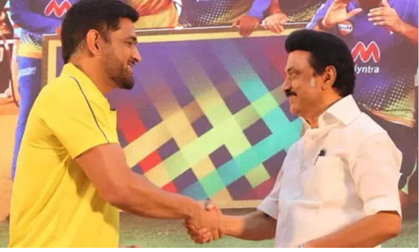 எம்.எஸ்.தோனிக்கு பிறந்தநாள் வாழ்த்து தெரிவித்த முதலமைச்சர் மு.க.ஸ்டாலின்