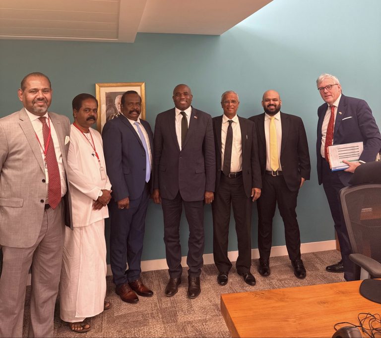 பிரிட்டன் எப்போதும் தமிழர்களுக்கு துணை நிற்கும்  – தமிழ் தேசிய கட்சிகளிடம் உறுதியளித்தார் டேவிட் லம்மி